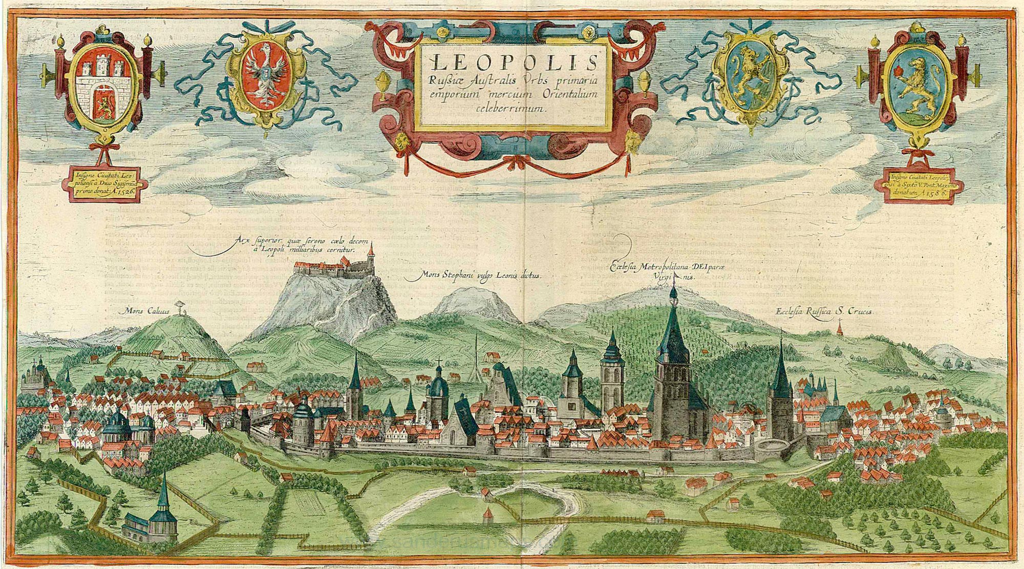 View of Lviv, 1618
